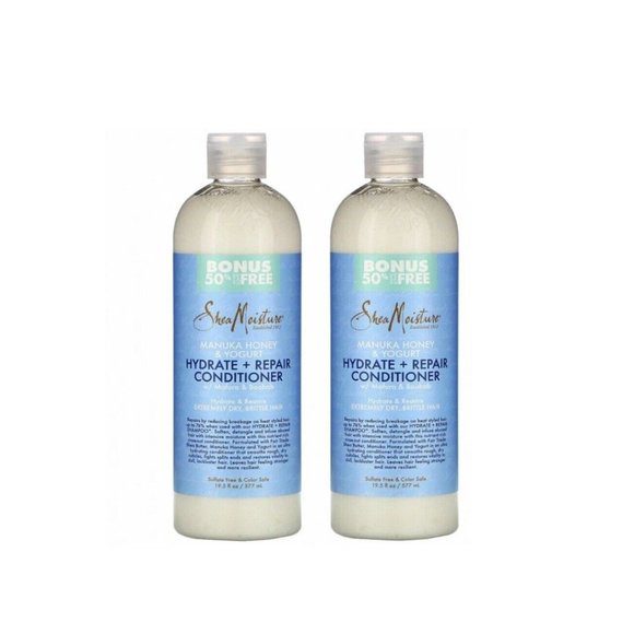 After-Shampoing Shea Moisture Miel De Manuka & Yaourt - Pour Cheveux Secs